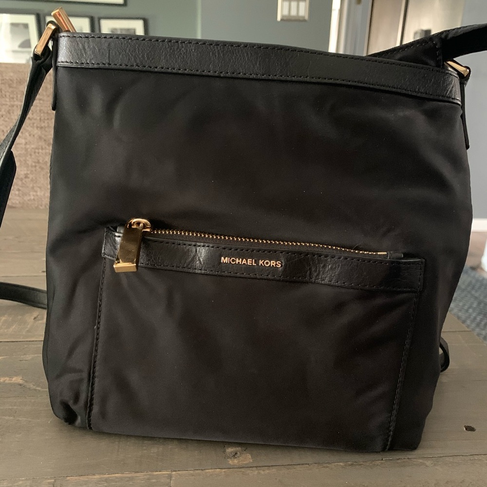Michael Kors Black Nylon Crossbody